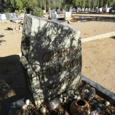 HEYDENRYCH Gerrit 1950-1991