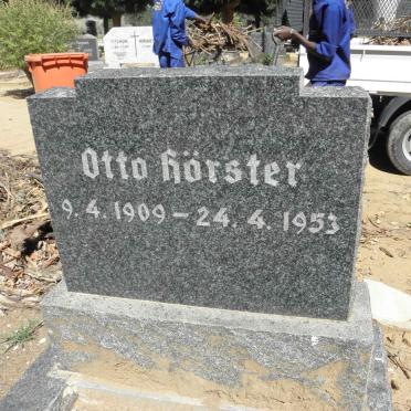 HORSTER Otto 1909-1953