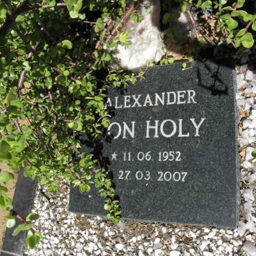 HOLY Alexander, von 1952-2007