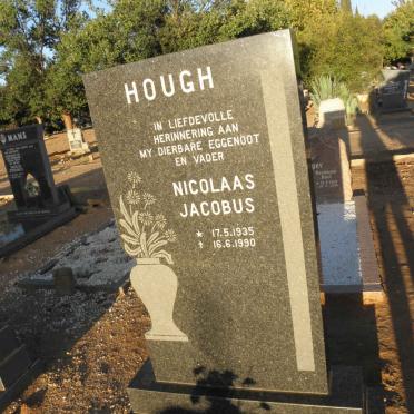 HOUGH Nicolaas Jacobus 1935-1990