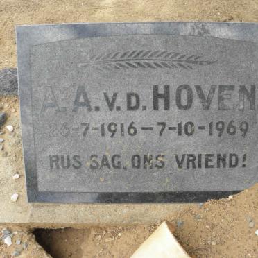 HOVEN A.A., v.d. 1916-1969