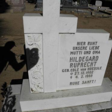 HOESSLE Hildegard Ruprecht, von nee EDLE 1902-1966