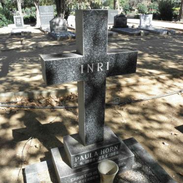 HORN Paula 1889-1964