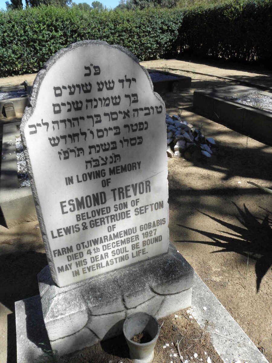 SEFTON Esmond Trevor -1927