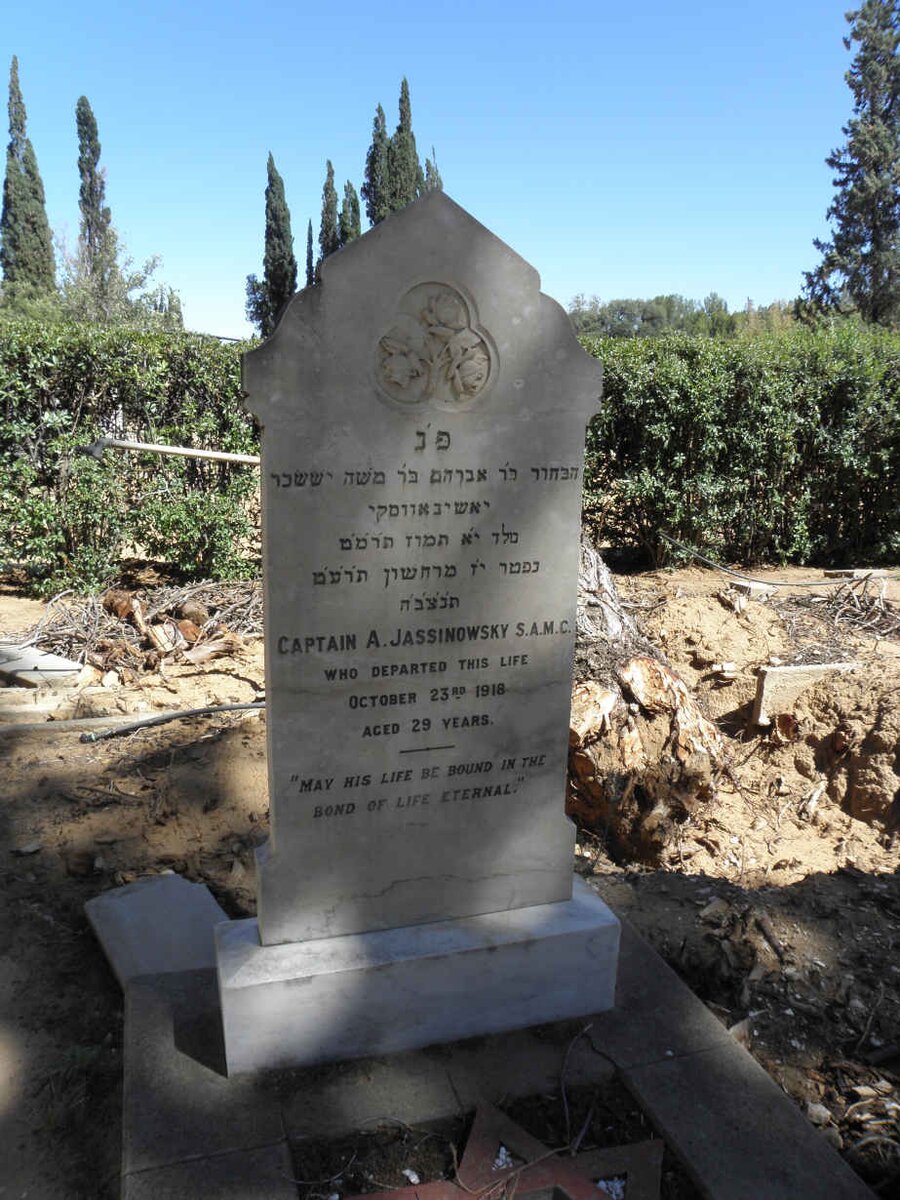 JASSINOWSKY A. -1918