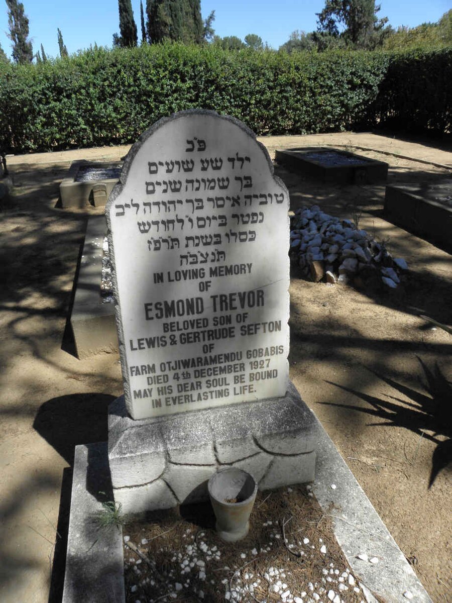 SEFTON Esmond Trevor -1927