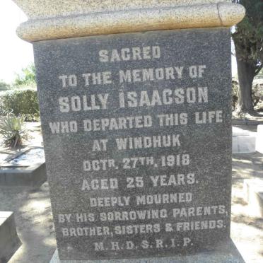 ISAACSON Solly -1918