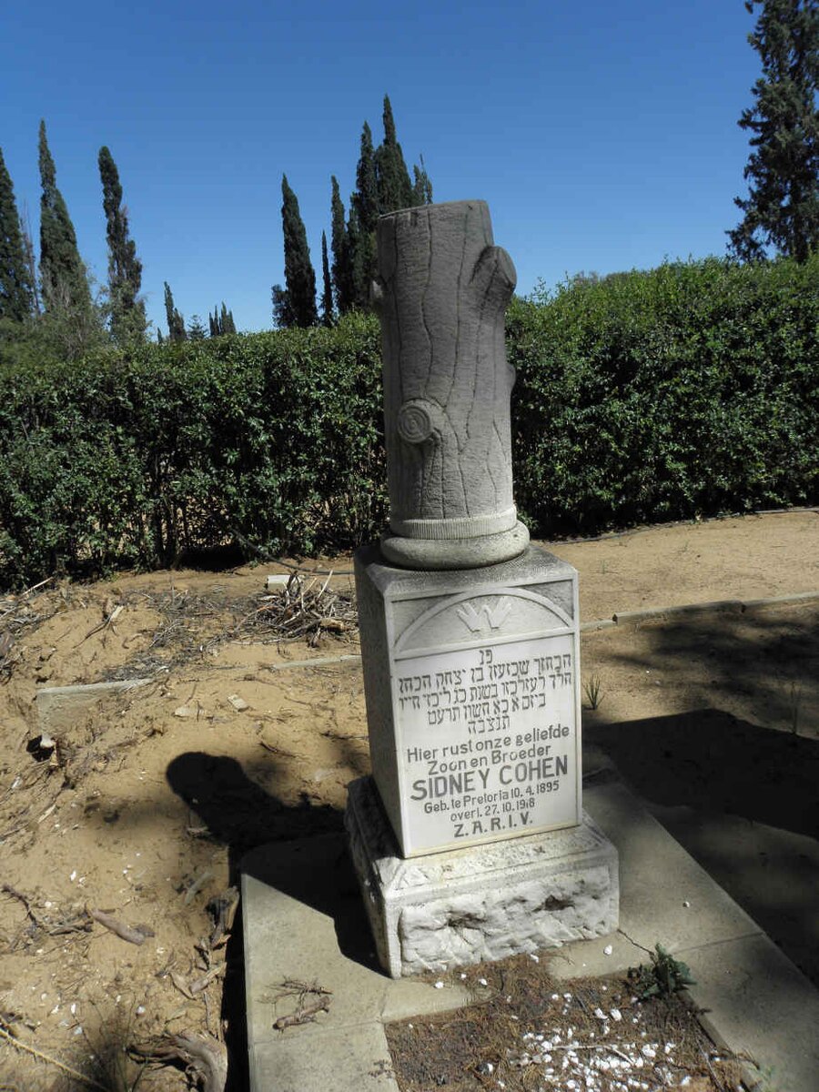 COHEN Sidney 1895-1918