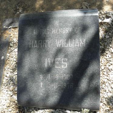 IVES Harry William 1907-1976