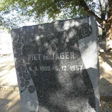 JAGER Piet, de 1900-1957
