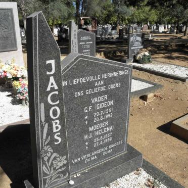 JACOBS G.F. 1951-1992 &amp; H.J. 1957-1992