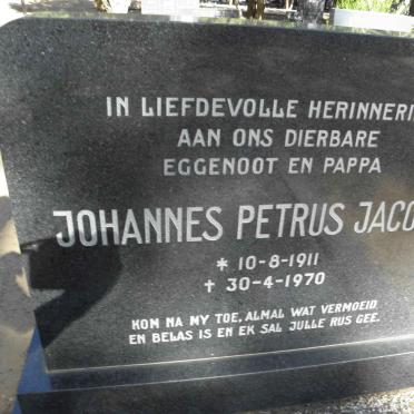 JACOBS Johannes Petrus 1911-1970