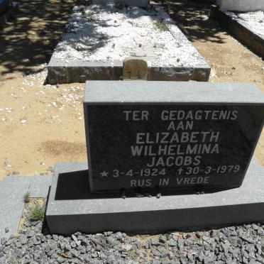 JACOBS Elizabeth Wilhelmina 1924-1979