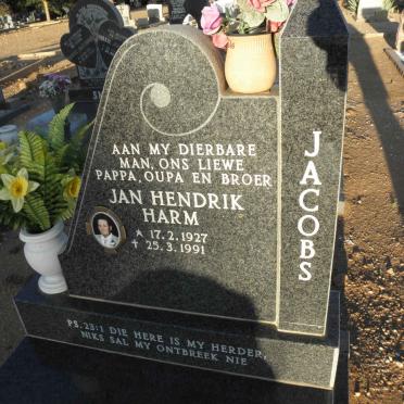 JACOBS Jan Hendrik Harm 1927-1991