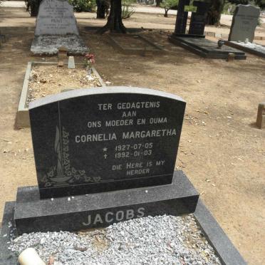 JACOBS Cornelia Margaretha 1927-1992