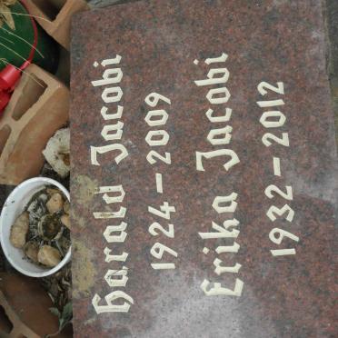 JACOBI Harald 1924-2009 &amp; Erika 1932-2012