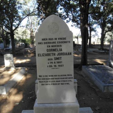 JORDAAN Cornelia Elizabeth nee SMIT 1881-1937