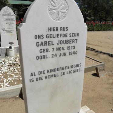 JOUBERT Carel 1923-1940