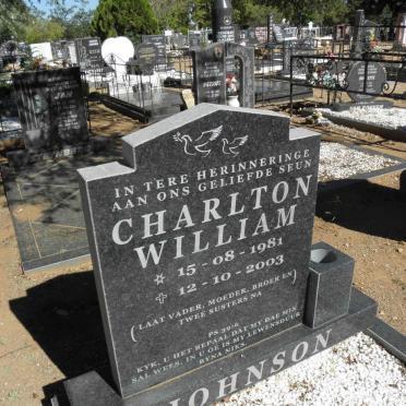 JOHNSON Charlton William 1981-2003