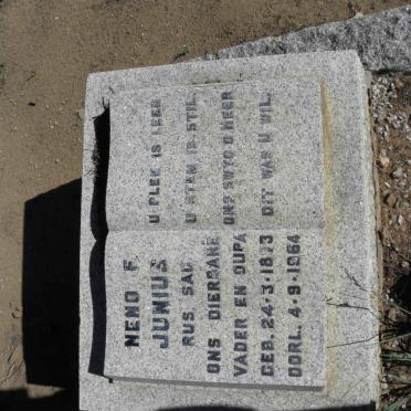 JUNIUS Neno F. 1873-1964