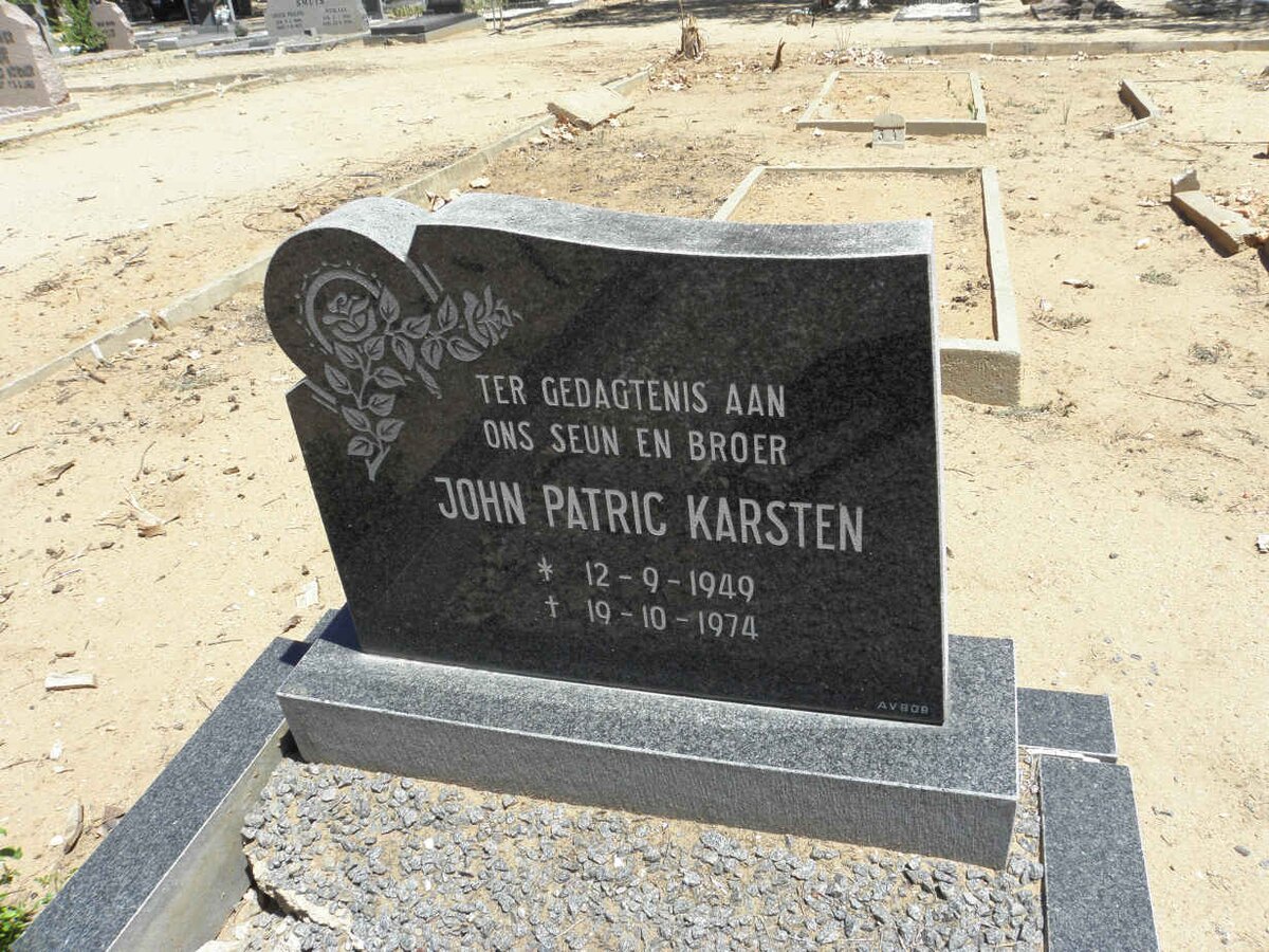 KARSTEN John Patric 1949-1974