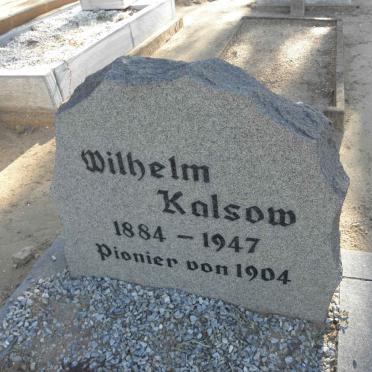 KALSOW Wilhelm 1884-1947