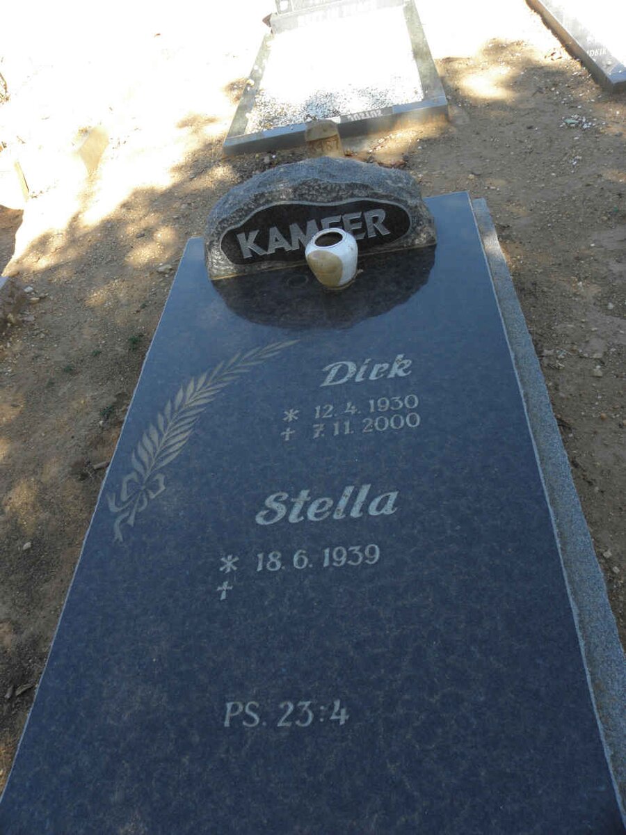 KAMFER Dirk 1930-2000 &amp; Stella 1939-
