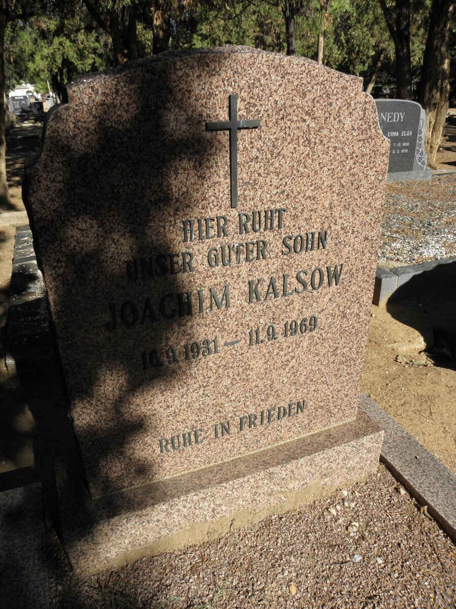 KALSOW Joachim 1931-1969