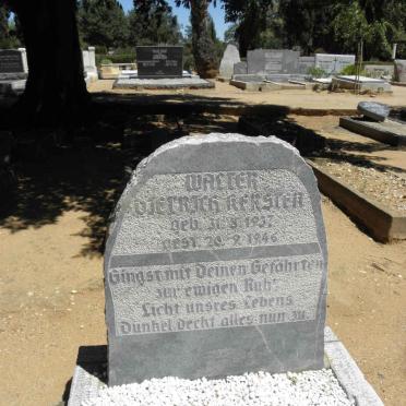 KERSTER Walter Dietrich 1937-1946