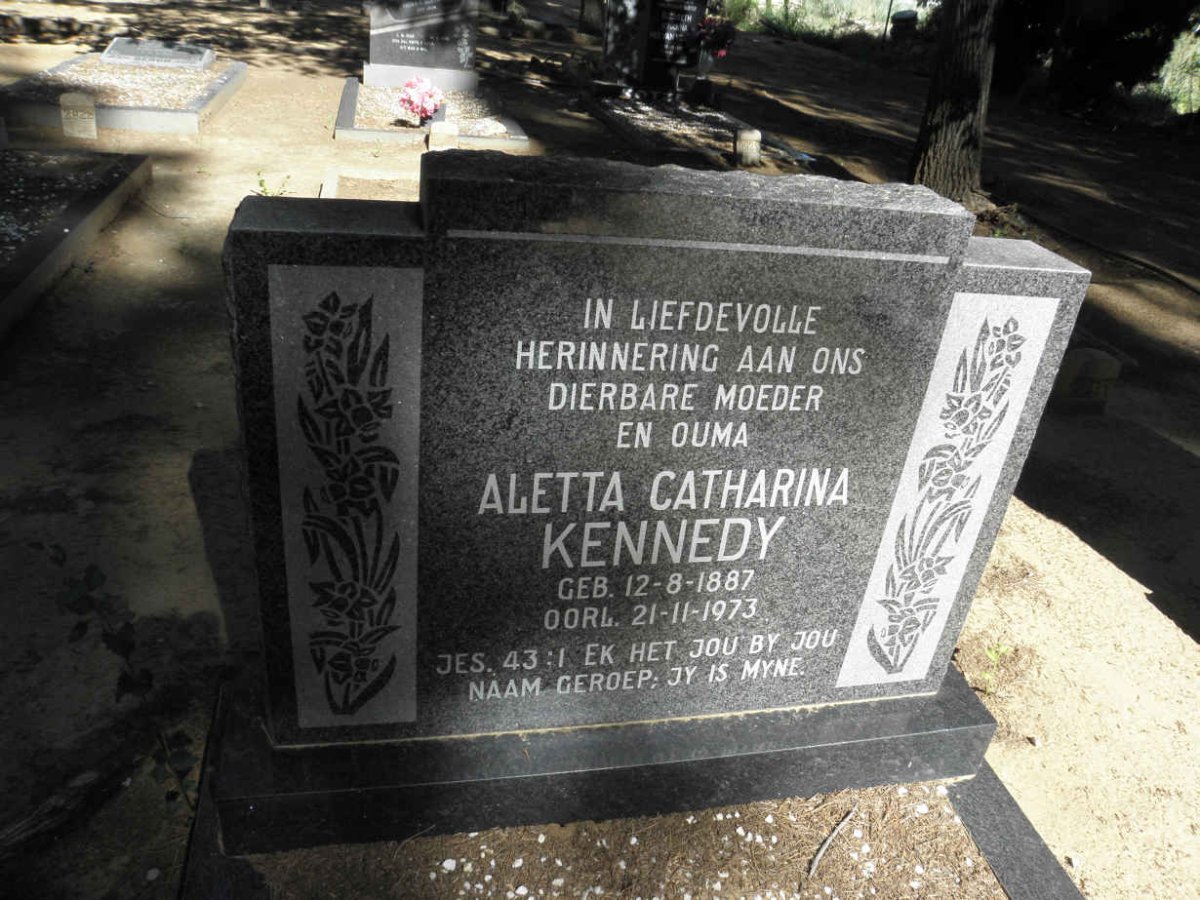KENNEDY Aletta Catharina 1887-1973