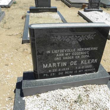 KLERK Martin, de 1939-1985