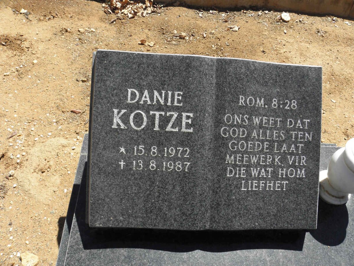 KOTZE Danie 1972-1987