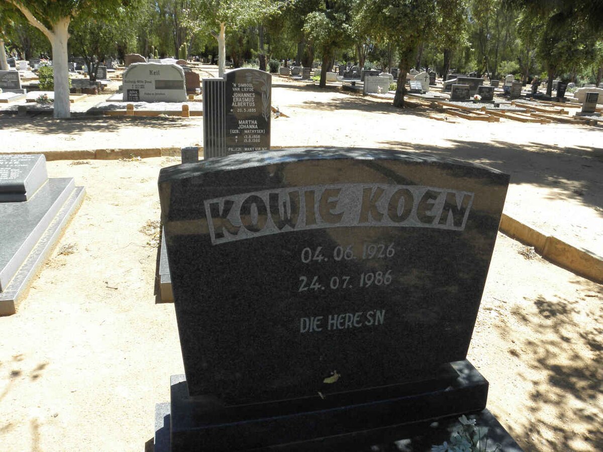 KOEN Kowie 1926-1986