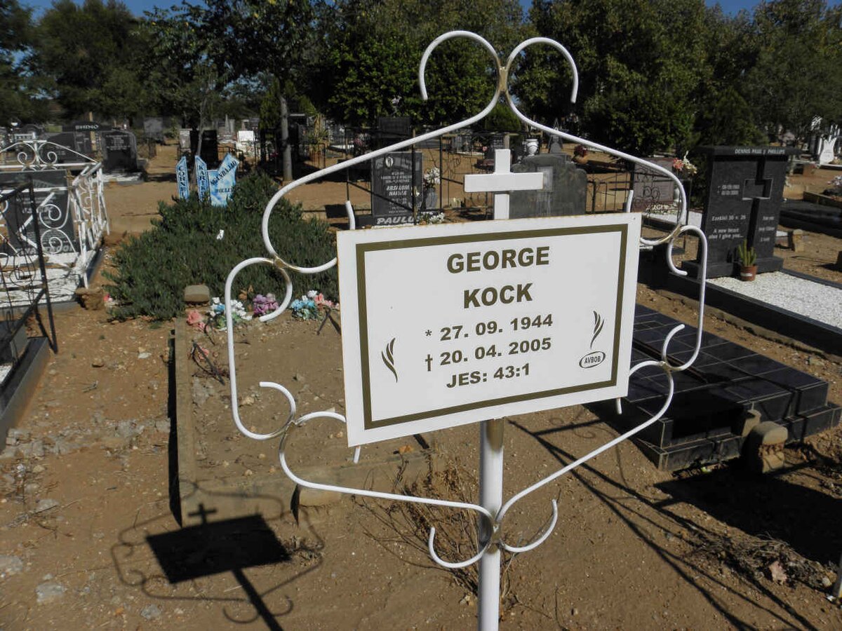KOCK George 1944-2005