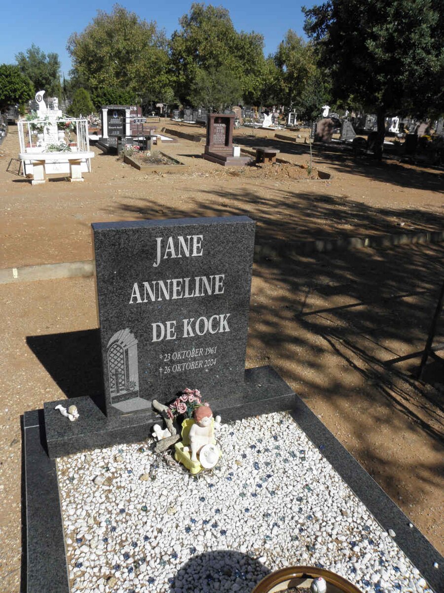 KOCK Jane Anneline, de 1961-2004
