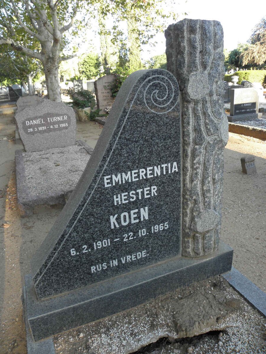 KOEN Emmerentia Hester 1901-1965