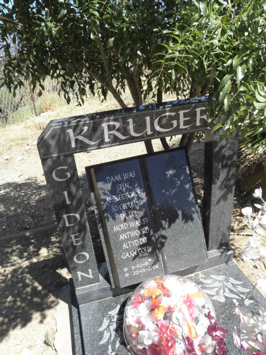 KRUGER Gideon 1949-2008