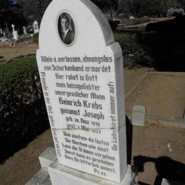KREBS Heinrich 1910-1937