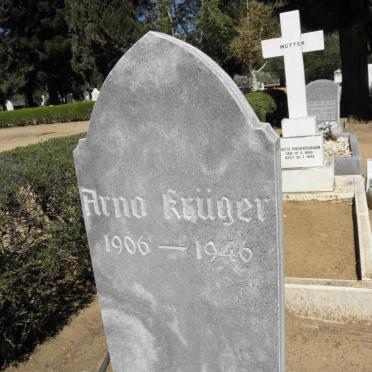 KRÜGER Arno 1906-1946