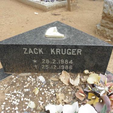 KRUGER Zack 1984-1986
