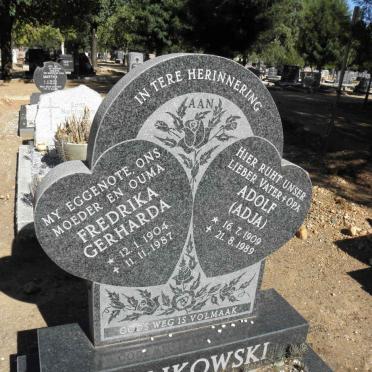 KULIKOWSKI Adolf 1909-1989 &amp; Fredrika Gerharda 1904-1987