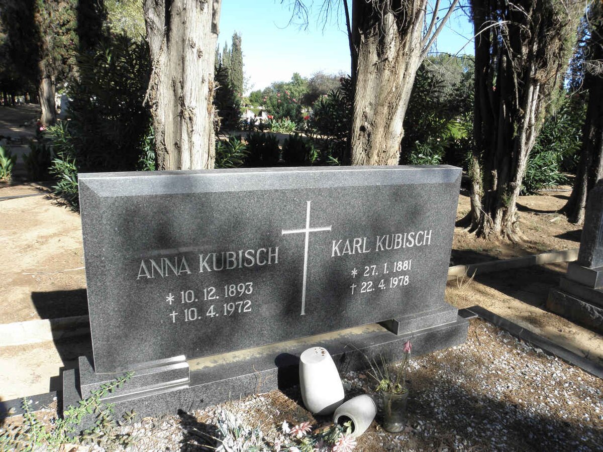 KUBISCH Karl 1881-1978 &amp; Anna 1893-1972