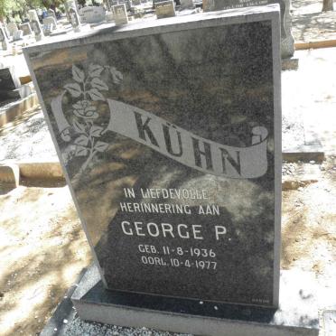 KÜHN George P. 1936-1977
