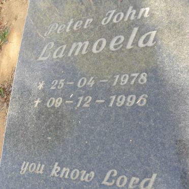 LAMOELA Peter John 1978-1996