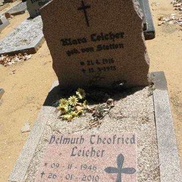 LEICHER Klara nee VON STETTEN 1916-1975 :: LEICHER Helmuth Theofried 1946-2010