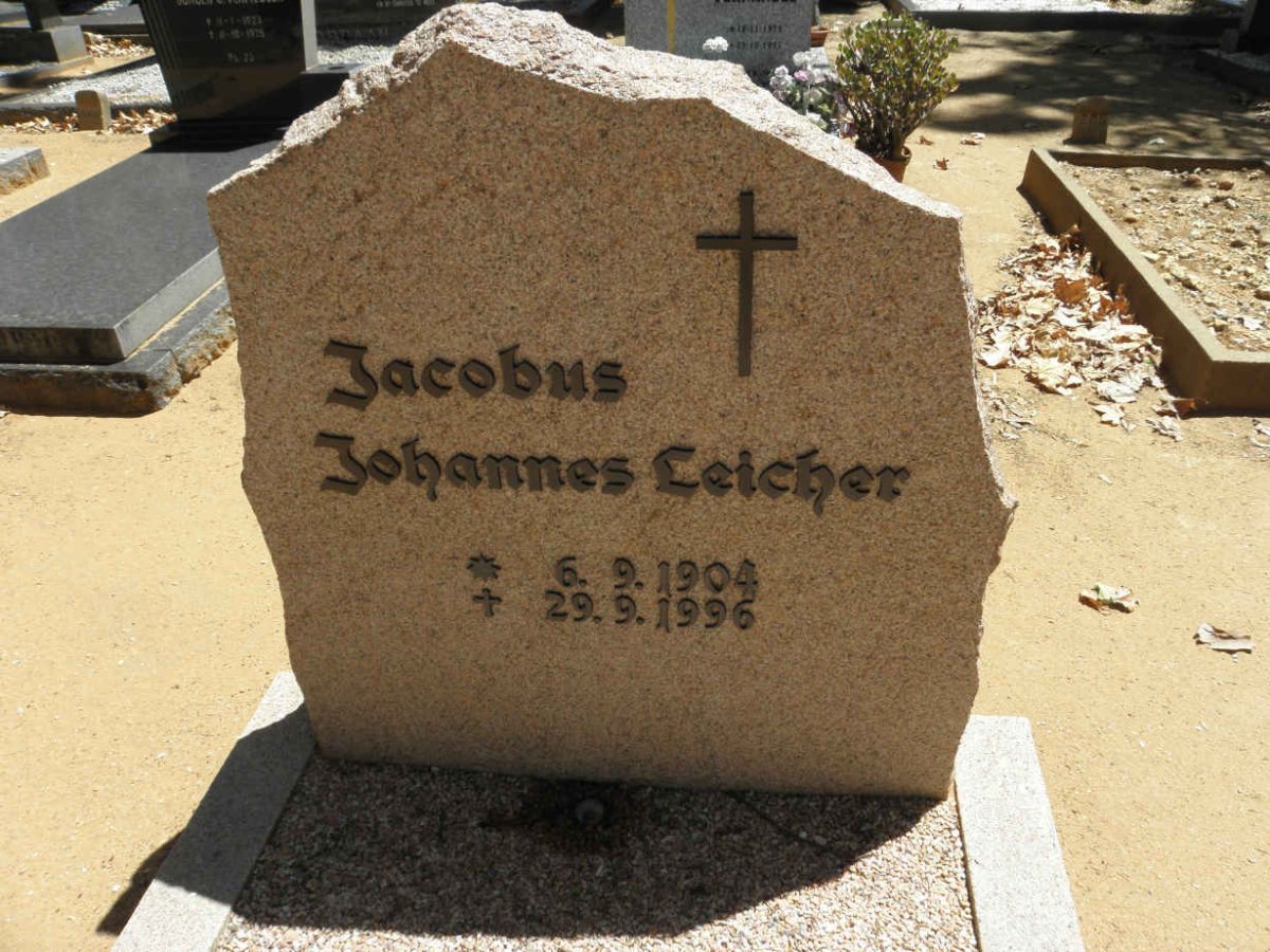 LEICHER Jacobus Johannes 1904-1996