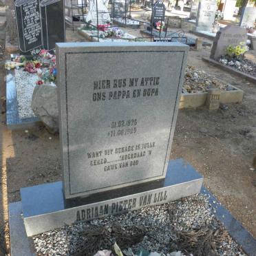LILL Adriaan Pieter, van 1928-1999