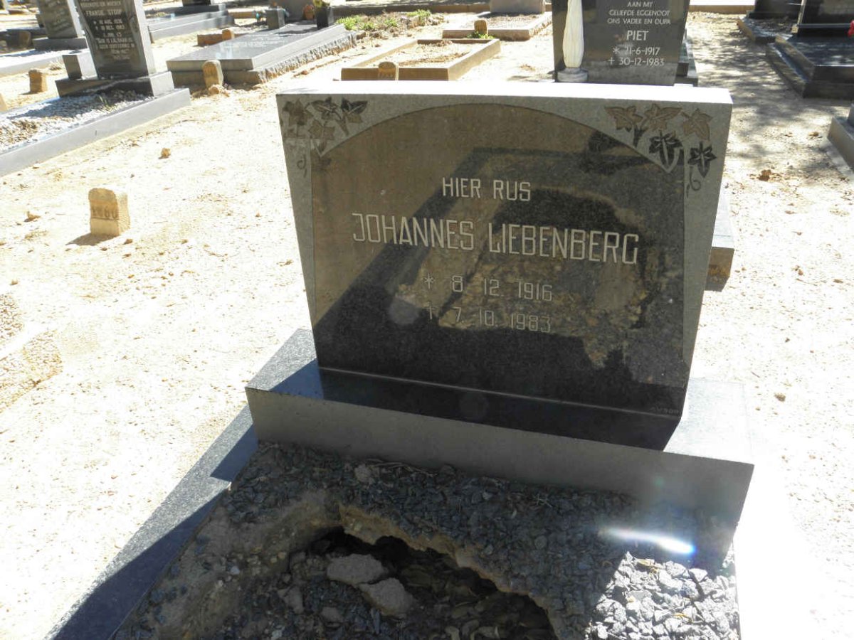 LIEBENBERG Johannes 1916-1983