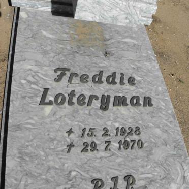 LOTERYMAN Freddie 1928-1970