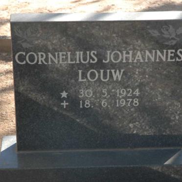 LOUW Cornelius Johannes 1924-1978